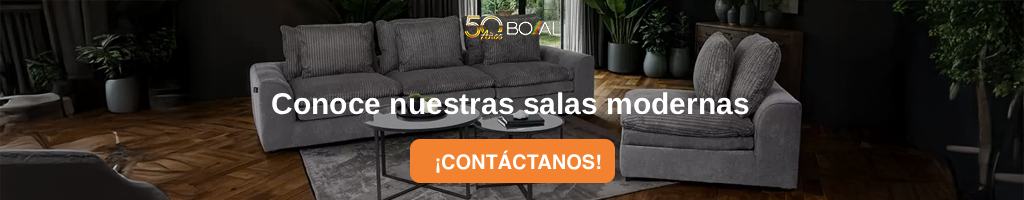 Conoce nuestros modelos de salas para estilos de interiorismo