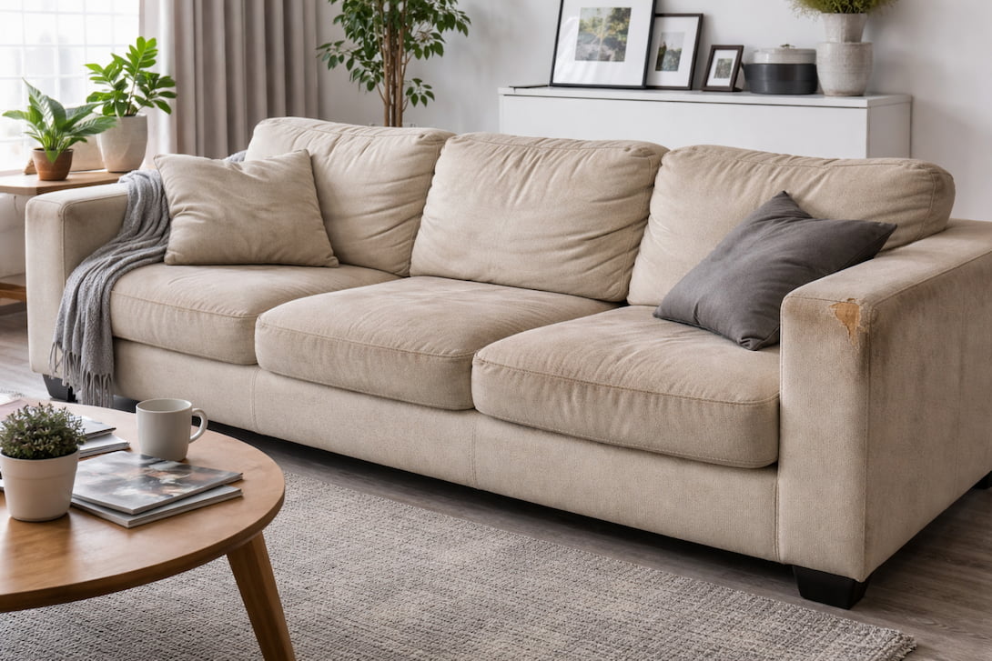 Mantenimiento de un sofá